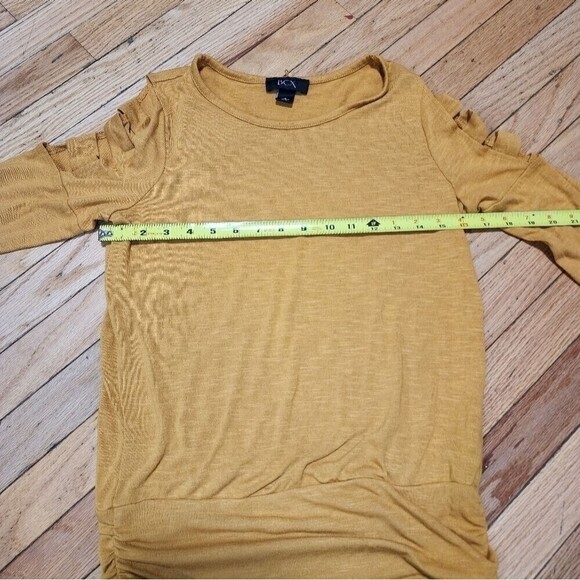 Women's Small Cut Out Pullover Top, Casual Round Neck Long Sleeve Pullover - Picture 6 of 13